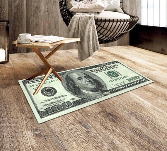 100 Dolar Bill Area Rug Money Floor Mat Carpet Etsy UK