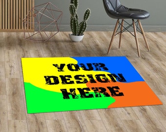 Custom Size Personalized Rug Personal Design Mat Gift