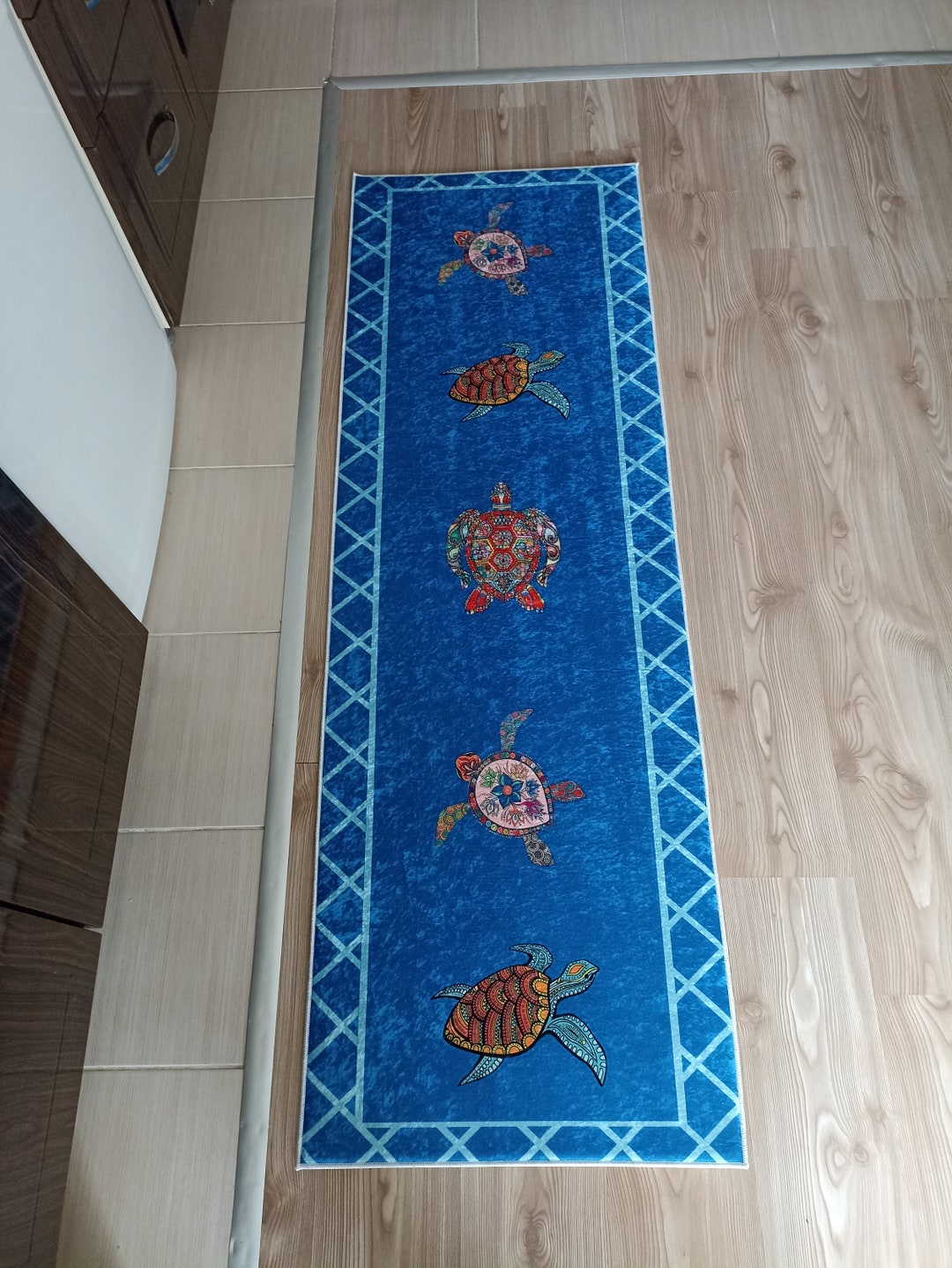 Turtle Kitchen Rug Turtle Laundry Rug Non-slip Washable Kitchen Tortoise Mat Carpet - Etsy