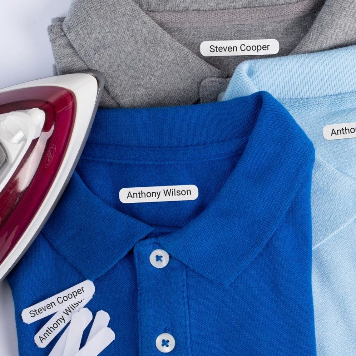 Personalised Iron On Name Labels Clothing Tags School Etsy