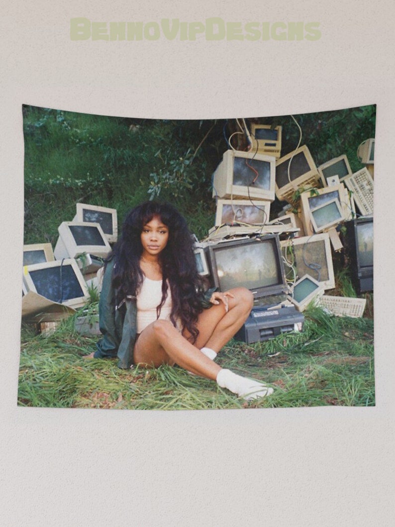 SZA Poster Tapestry, SZA SOS Album Wall Tapestry Etsy