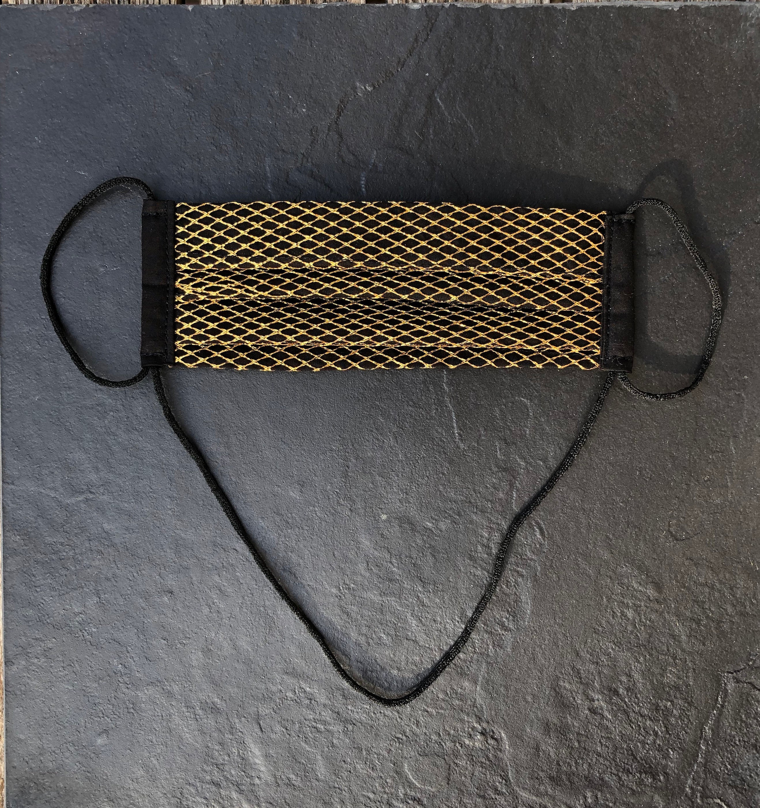 Golden/silver Thread Face Mask With Antibacterial Cotton Etsy UK