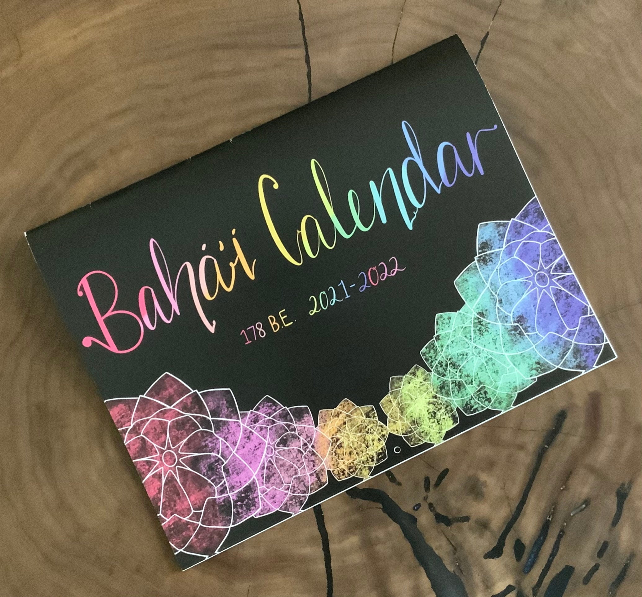 Digital Download Bahai Calendar 178 B.E | Etsy