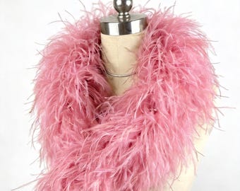 8 Ply Ostrich Feather Boa – Extra Full Genuine Ostrich Feathers