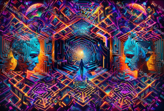 Visionary art tapestry hotsell