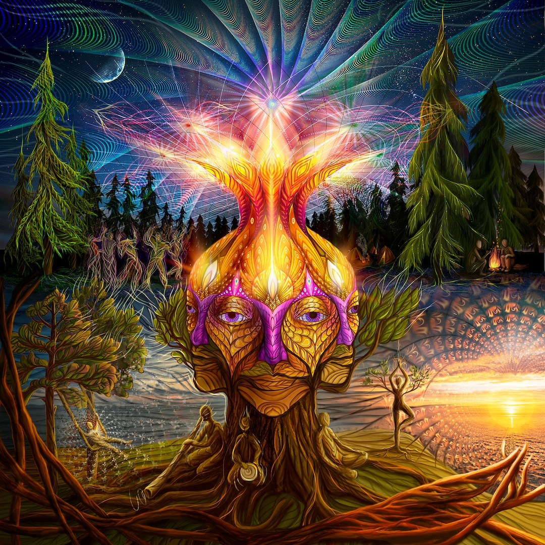 Custom Psychedelic Visionary Digital Art With Your Idea and My Style - Etsy