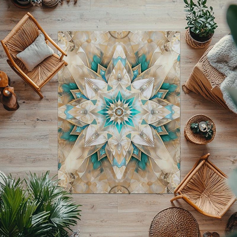 Turquoise Beige - Etsy