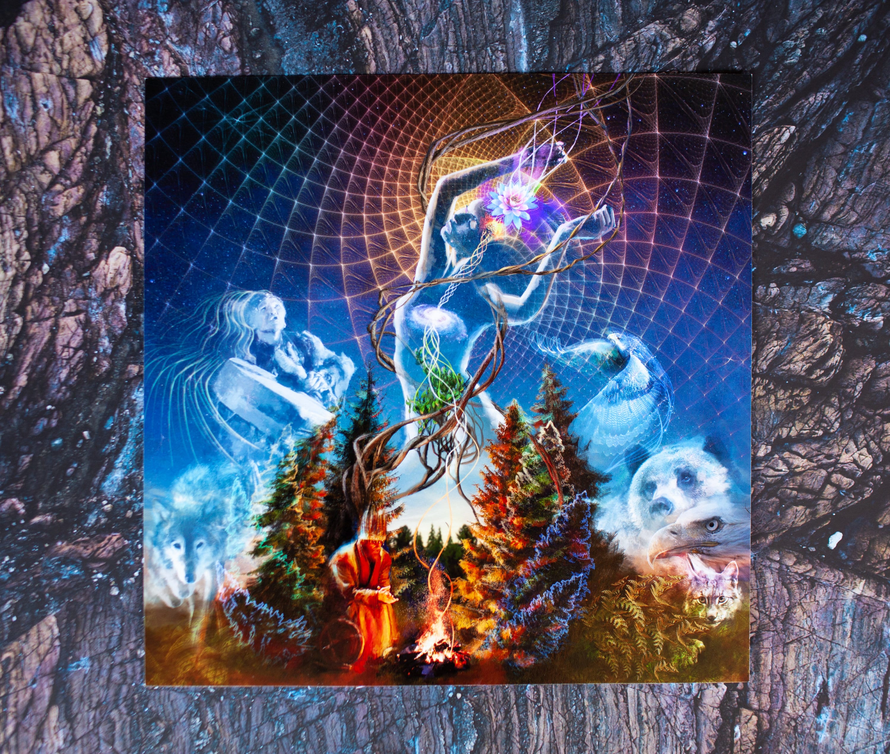 Shamanic Art Poster: Psychedelic Visionary Print - Nature Vibes - Etsy