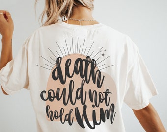 He Is Risen Shirt: Boho Christian Easter Tee