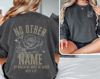 コンフォートカラーズ クリスチャン スウェットシャツ：聖書の言葉クルーネック