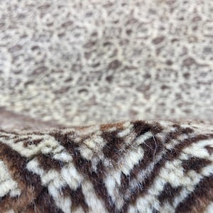6x9 Turkish Area Rug , beige brown dining room rug, 6&#39;5&quot; X 9&#39;5&quot; vintage rug , R9074F98