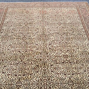 6x9 Turkish bedroom rug, vintage area rug, 6&#39;1&quot; X 9&#39;3&quot;  Handmade rug, R9058F89