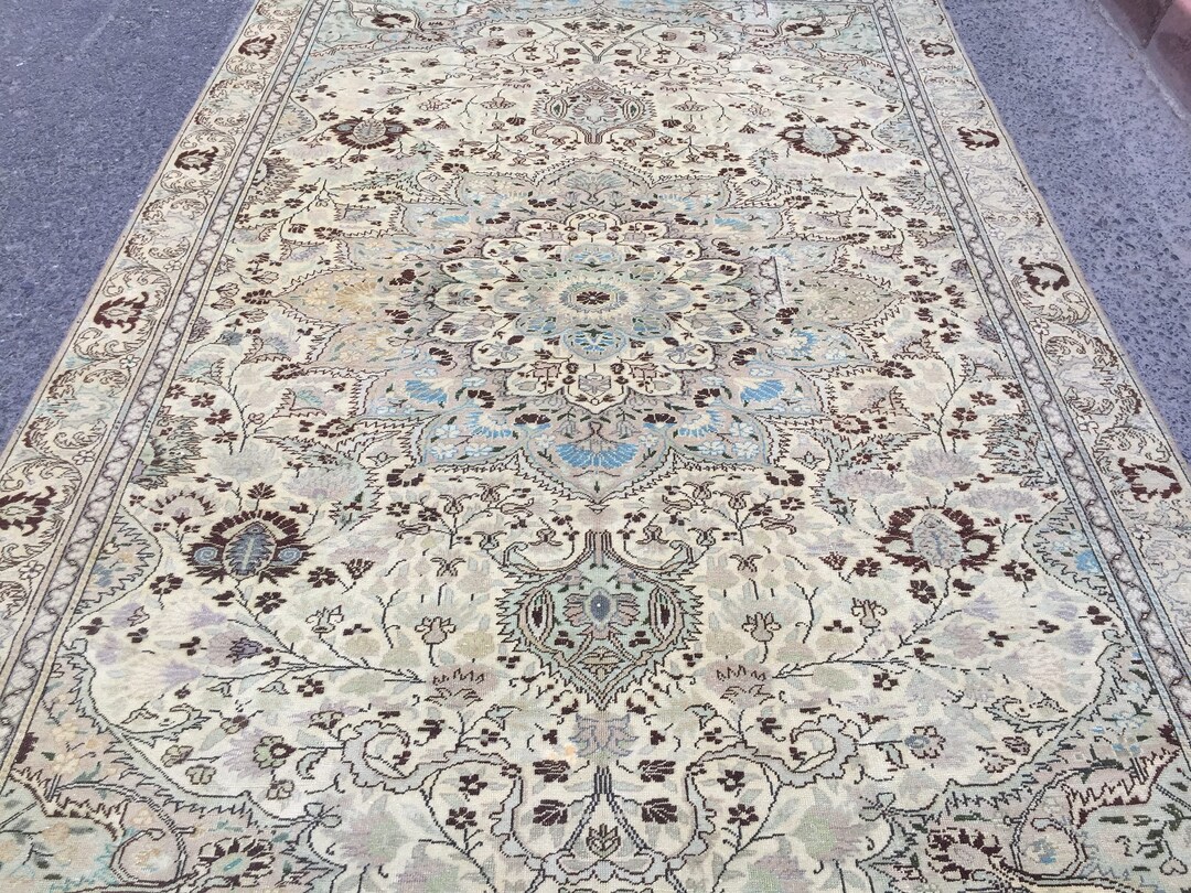 6x10 Wool Bedroom Rug Retro Rug Vintage Rug 6' X Etsy