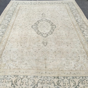 7x10 Turkish area rug, bedroom rug, 6&#39;11&quot; X 10&#39; hand knotted rug, R7283F44