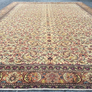 6x9 bedroom Turkish rug, Hand Woven  Rug  , Wool Rug , 6&#39;3&quot; X 9&#39;3&quot;  Rug for living room  R5937F29