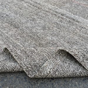 retro handmade bedroom hemp , 4'10" X 7'3"  vintage area rug ,  R9043F89