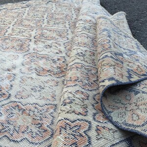 7x10 home decor rug, vintage office rug, 6&#39;6&quot; X 9&#39;9&quot; Bedroom Rug R9144F94