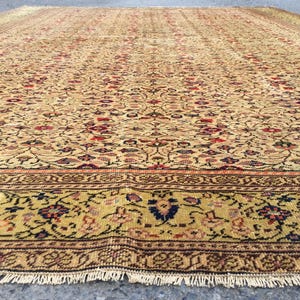 6x9 vintage dining room rug, woven area rug,  , 6&#39;3&quot; X 9&#39;5&quot; Rug for living room  R9057F89
