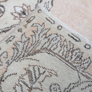 6x10 Handmade Vintage rug ,Turkish bedroom rug,  6&#39;2&quot; X 10&#39;2&quot; retro rug, Oriental rug R6523F32
