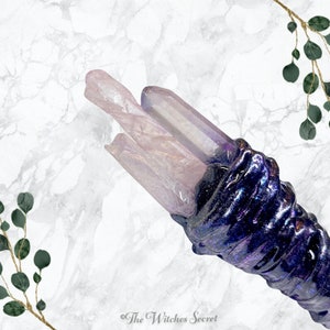 Magic wand, Pink crystal wand, witch wand, gift for witch, witchy gift, magic wands wood, fairy wand, cosplay wand, princess wand, girl gift