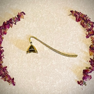 Miniature Golden Candle Snuffer: Witch Altar Tool