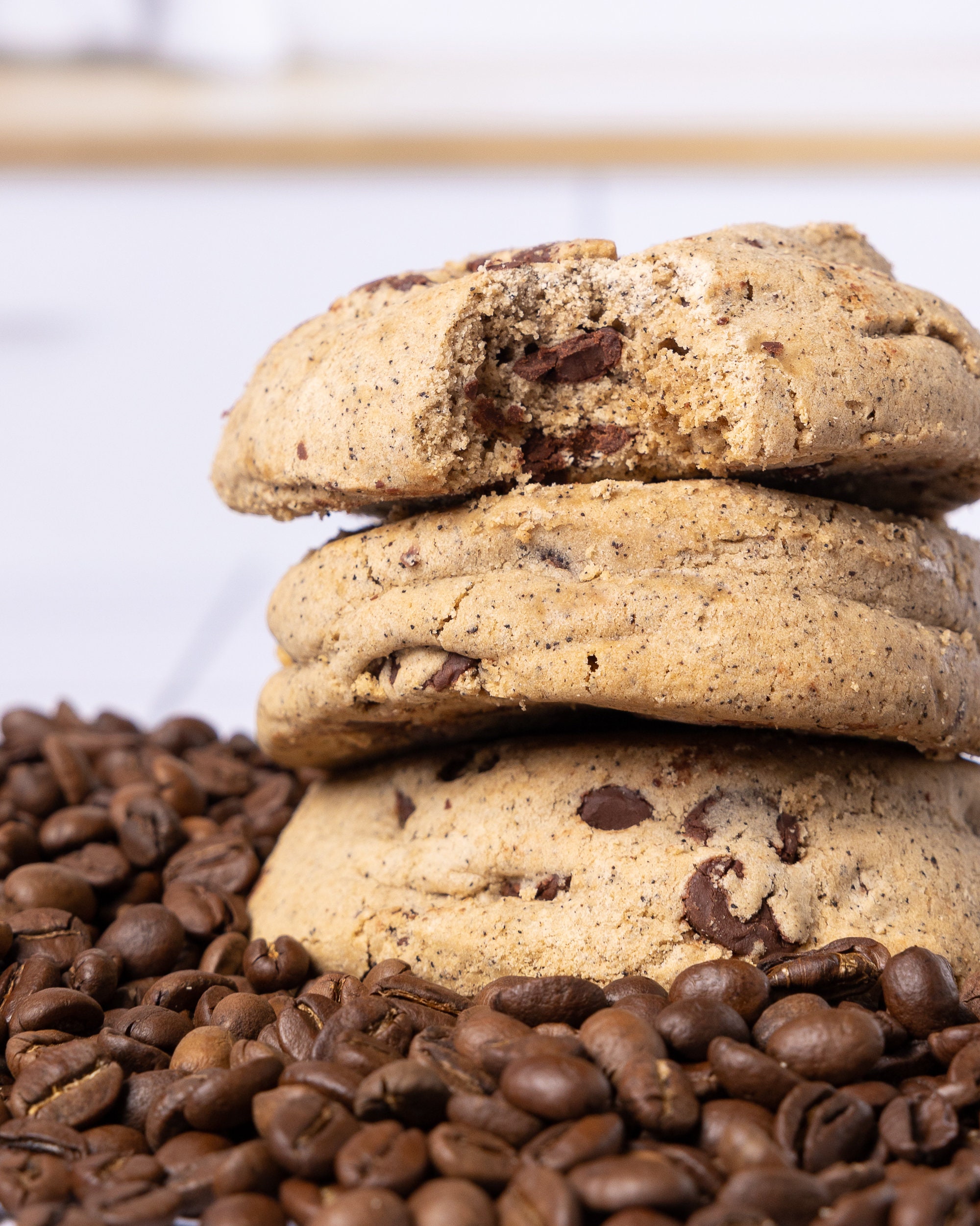 Coffee, chocolate and rum cookies!