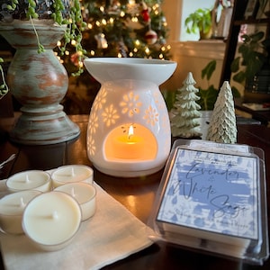 Star Cut Out Wax Melter Set Wax Melt Warmer Gift Set Christmas Star Soy Wax  Melts 