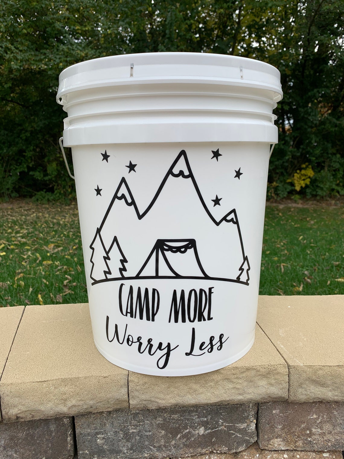 Lighted Camping Bucket with free personalization Etsy