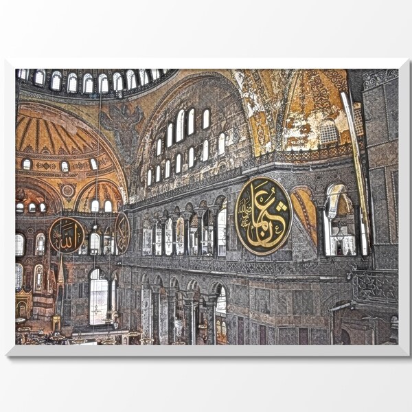 Hagia Sophia Mosque Inside Istanbul Turkey Wall Art, Turkish Photography, Istanbul Art