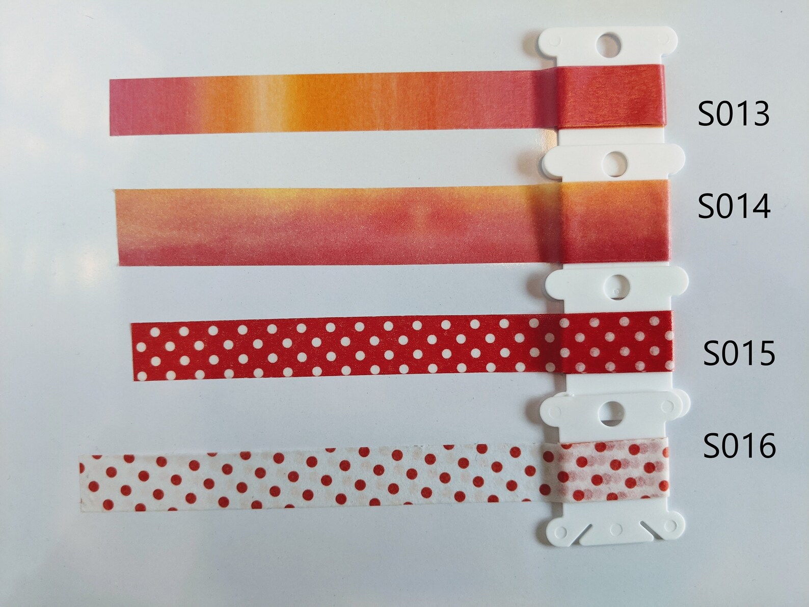 Red Washi Tape Sample 24 Inches Etsy