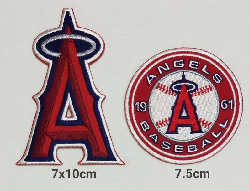 Anaheim Angels 2pcs Logo Patches on~Iron on ~ Sewing on Fabrics