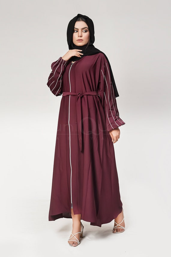 Zip abaya clearance