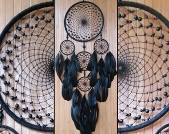 Dreamcatcher Native Made | Handmade Traditional Feather | Wall Decor | Wall Hanging Boho Home Decor | Macrame Tree Of Life Wall Art
