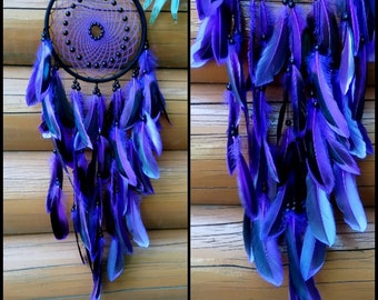 Gift Dream Catcher Purple. Traditional Large Dream Catcher Wall