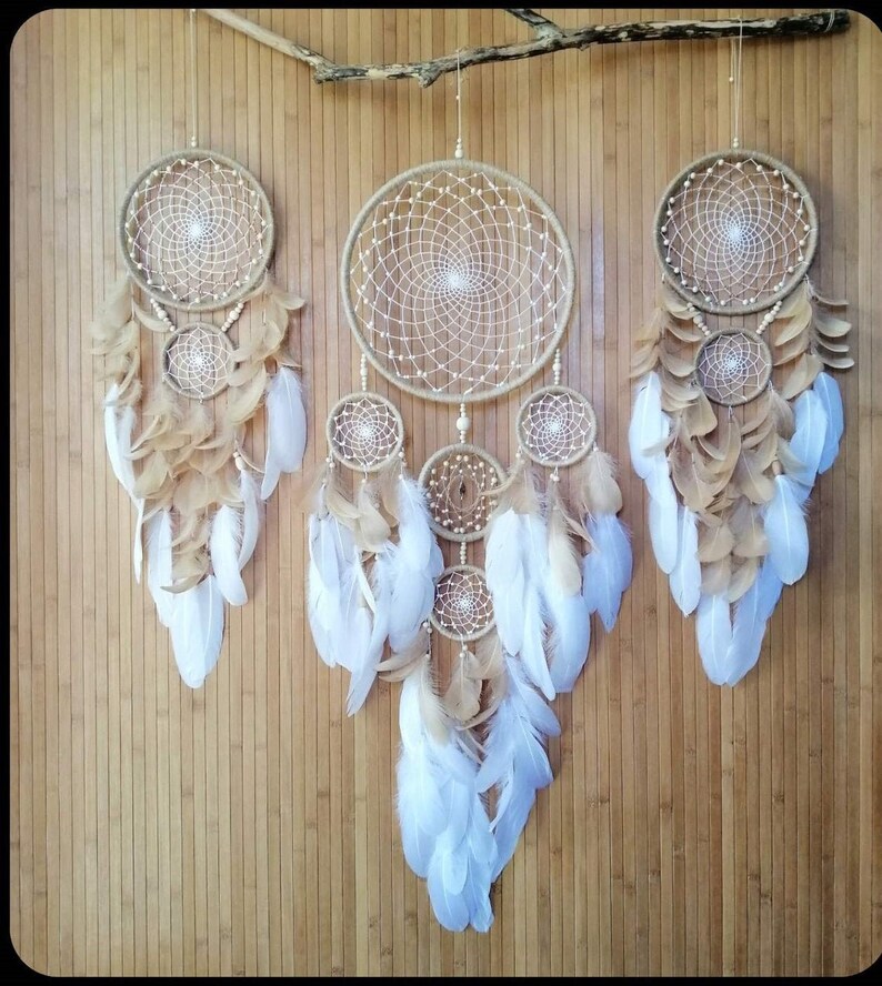 Traditional Dream Catchers Set Native American Dream Catcher Etsy