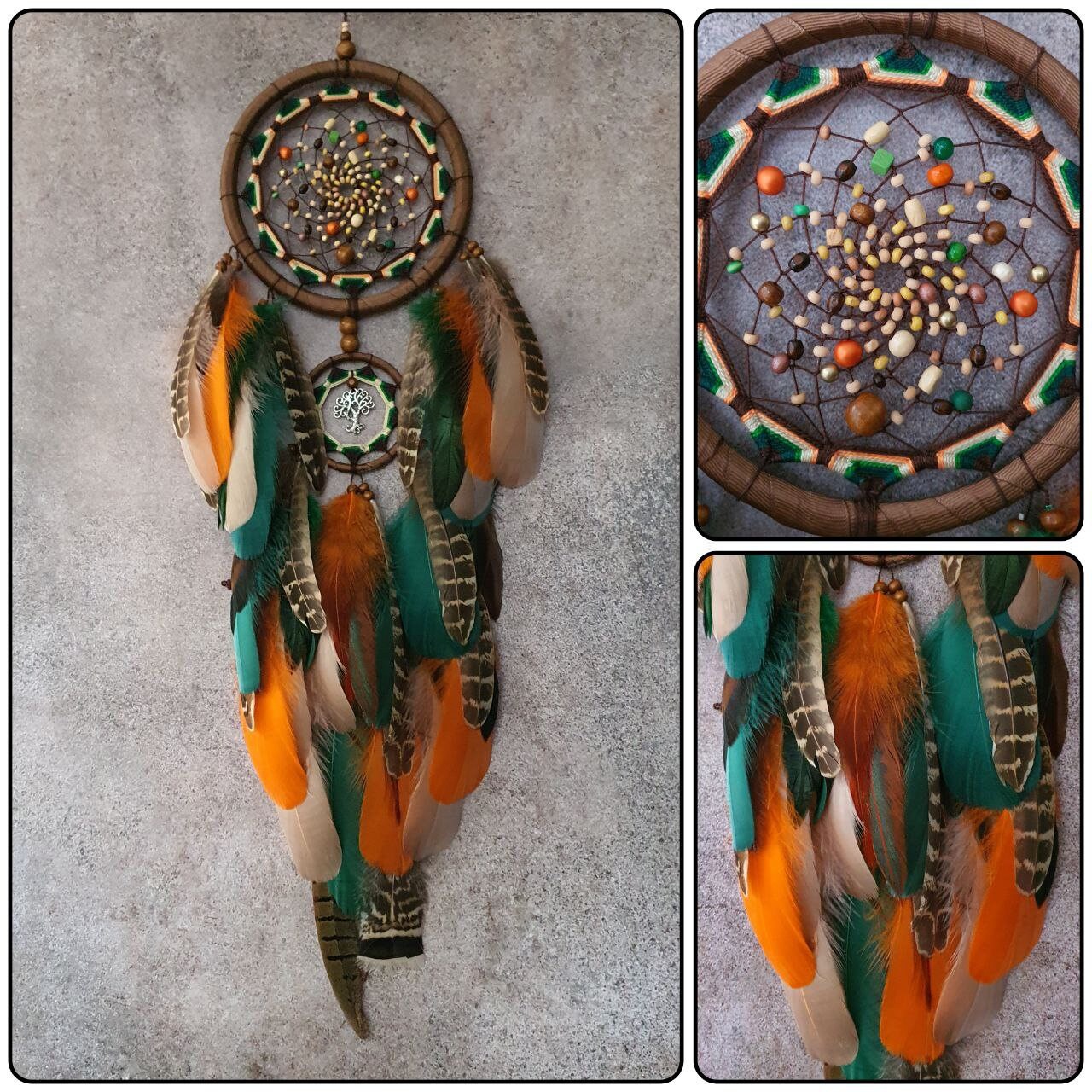 Traditional Dream Catcher for Bedroom, Native American Inspired