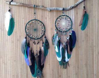 Duet Dream Catchers &quot;Dream Bling&quot; | Stylish Set of Dream Catchers for a Gift