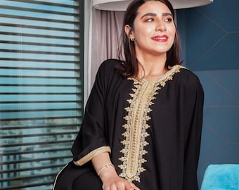 Marokkaanse Kaftan, Afrikaanse Kaftan, Arabische Abaya, Dubai Jurk, Zomer jurk, Djellaba