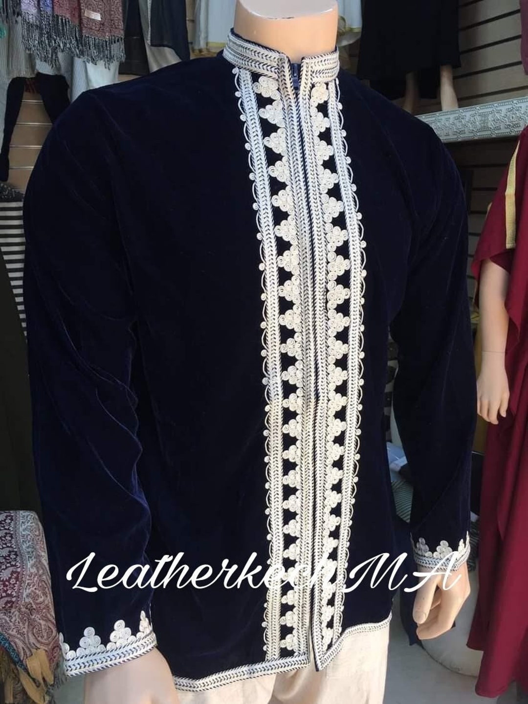 Veste en velours marocain noir blazers en velours de luxe manteau Boho vintage veste marocaine blazers pour hommes. veste de Noel. Etsy Canada