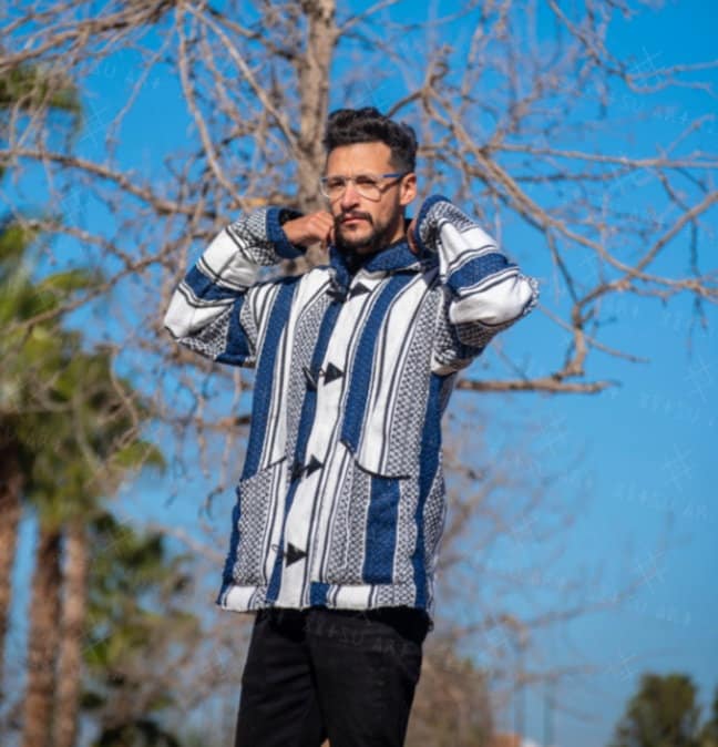 Morocco Kaftan Man, Djellaba Cardigan Kaftan for Men, Traditional