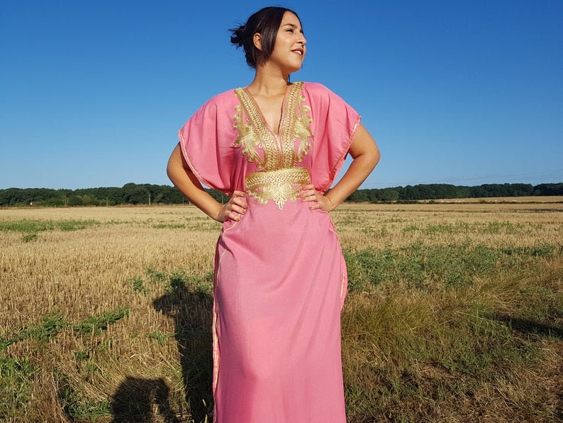 open lace back dress SS Kaftan