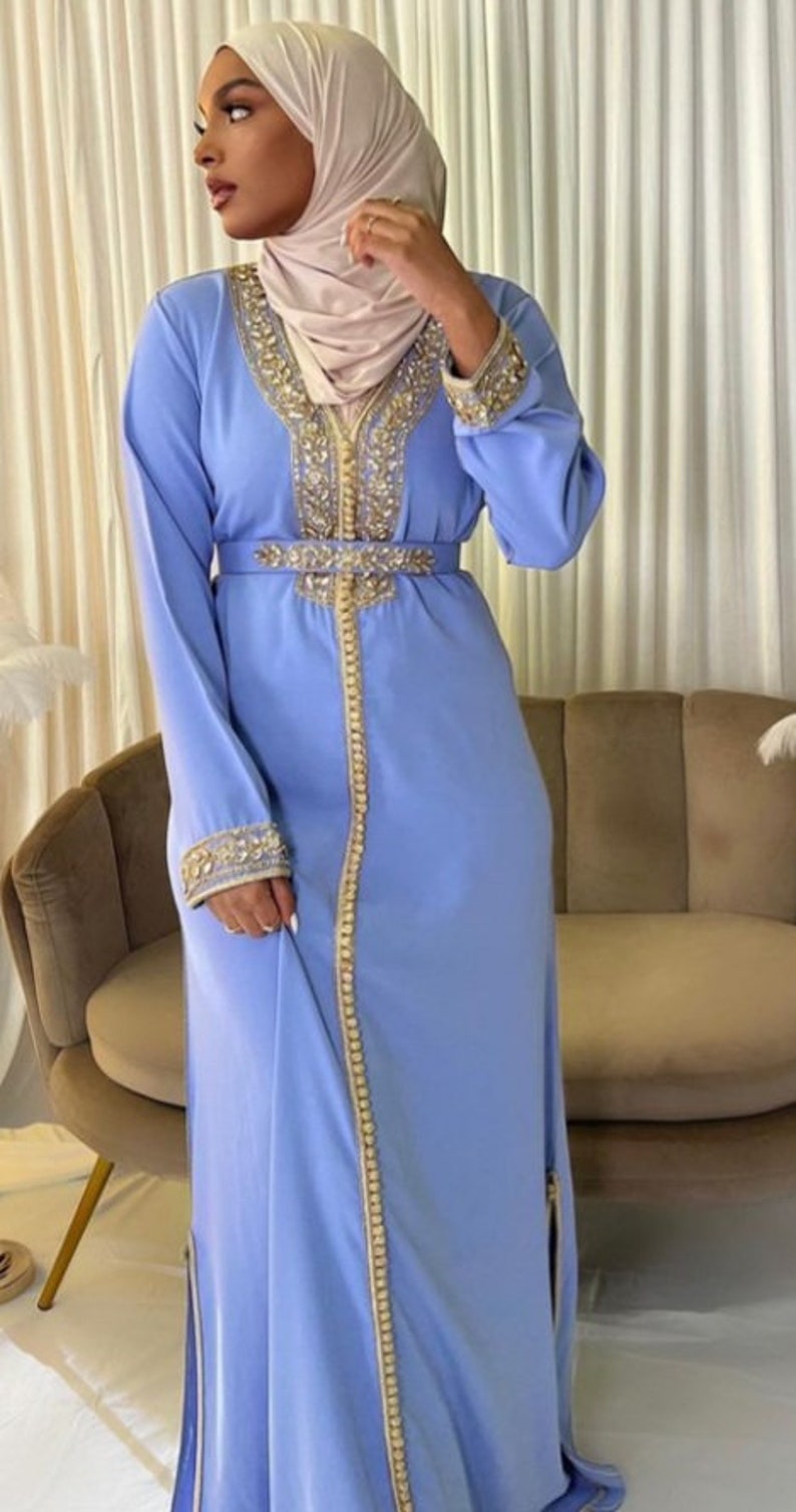 Moroccan,kaftan,Moroccan,dress,caftan,marocain,kaftan,moroccan,takchita,bridal kaftan,morrocan wedding kaftan, morrocan kaftan for women. image 7