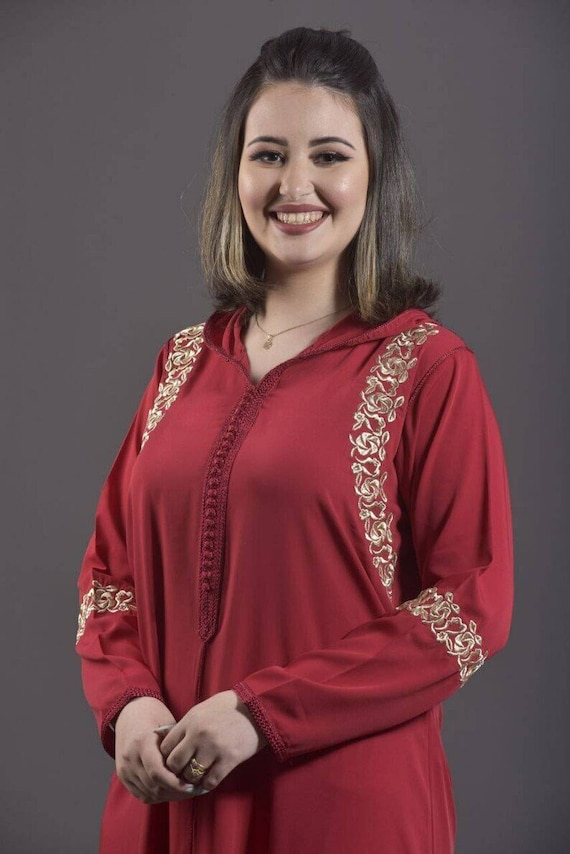 Djellaba Marokkaanse jurk cover Marokkaanse jalabiya sarong Prachtig Extreem hoge kwaliteit vrouwen Marokkaanse djellaba Kaftan Jurk Etsy Belgie
