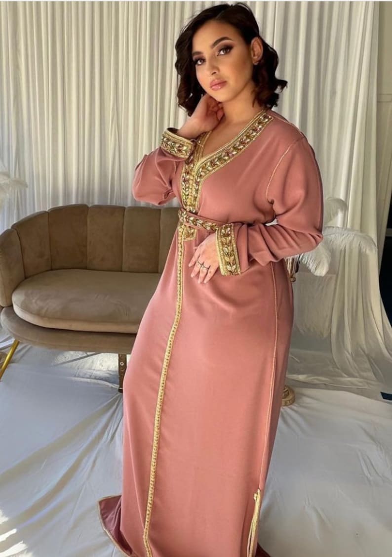 Moroccan,kaftan,Moroccan,dress,caftan,marocain,kaftan,moroccan,takchita,bridal kaftan,morrocan wedding kaftan, morrocan kaftan for women. image 4