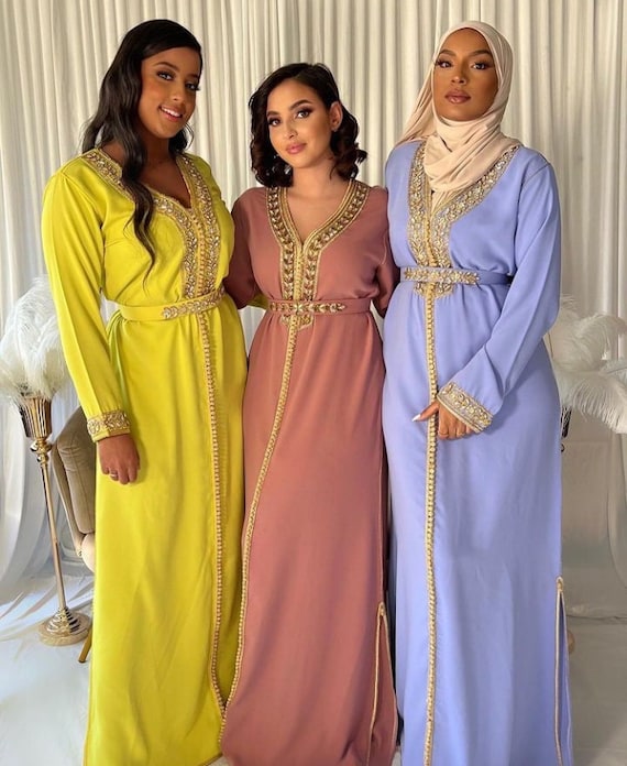 Marokkaans kaftan Marokkaans jurk kaf kaftan kaftan - Etsy Nederland