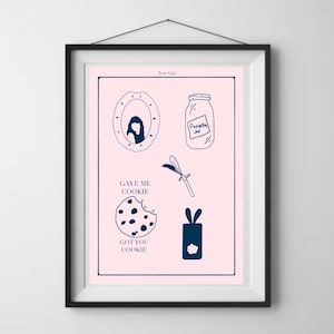 New Girl TV art | A4 art print | Minimalist TV  Poster Art Print Custom Movie Wall Art, Home Decor, digitalart