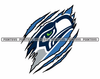 pix Custom Cool Seahawks Logo seahawks clipart etsy