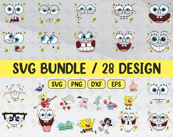 Download Spongebob Birthday Svg Etsy