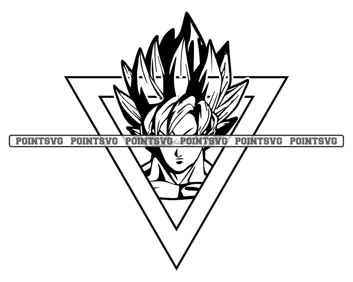 Download Goku Svg Files For Cricut Silhouette Png Digital Clipart ...
