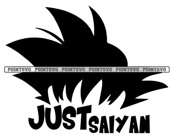 Download Just Saiyan Goku Svg Files For Cricut Silhouette Png ...
